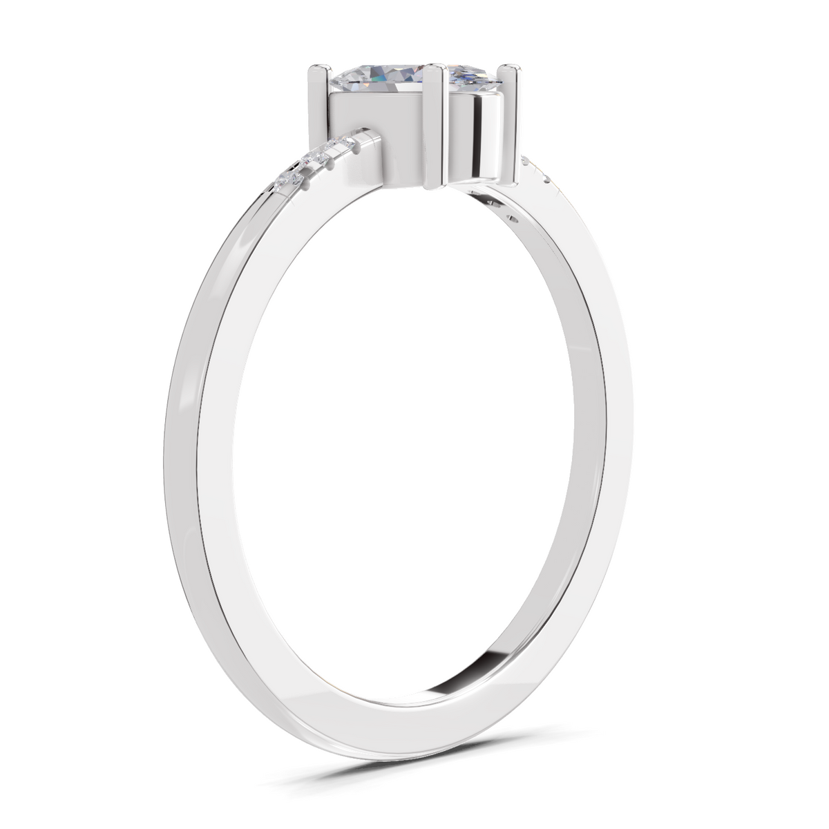 Glistening Promise Diamond Engagement Ring
