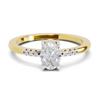Glistening Promise Diamond Engagement Ring