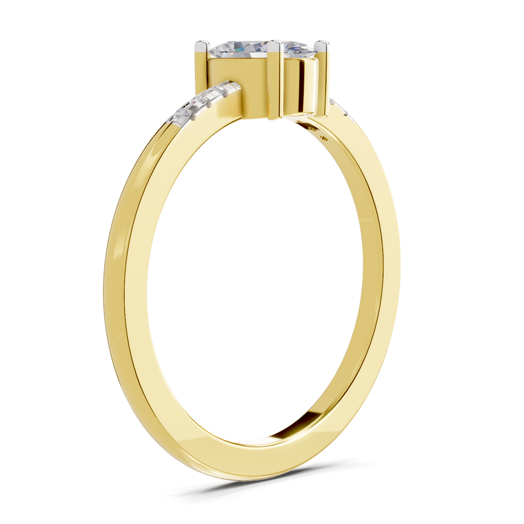 Glistening Promise Diamond Engagement Ring
