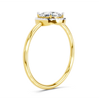 Stunning Cushion Halo Diamond Ring