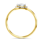 Stunning Cushion Halo Diamond Ring