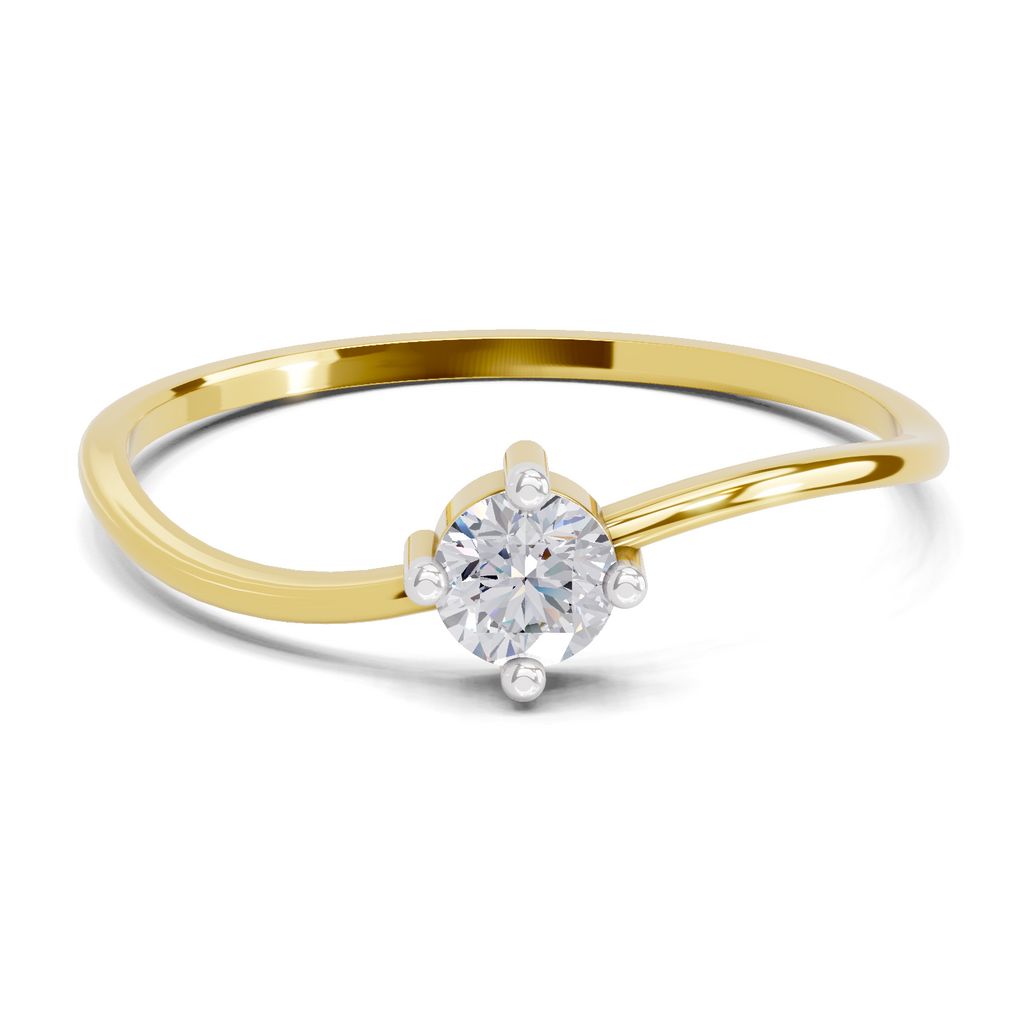 Luminous Celestial Diamond Engagement Ring
