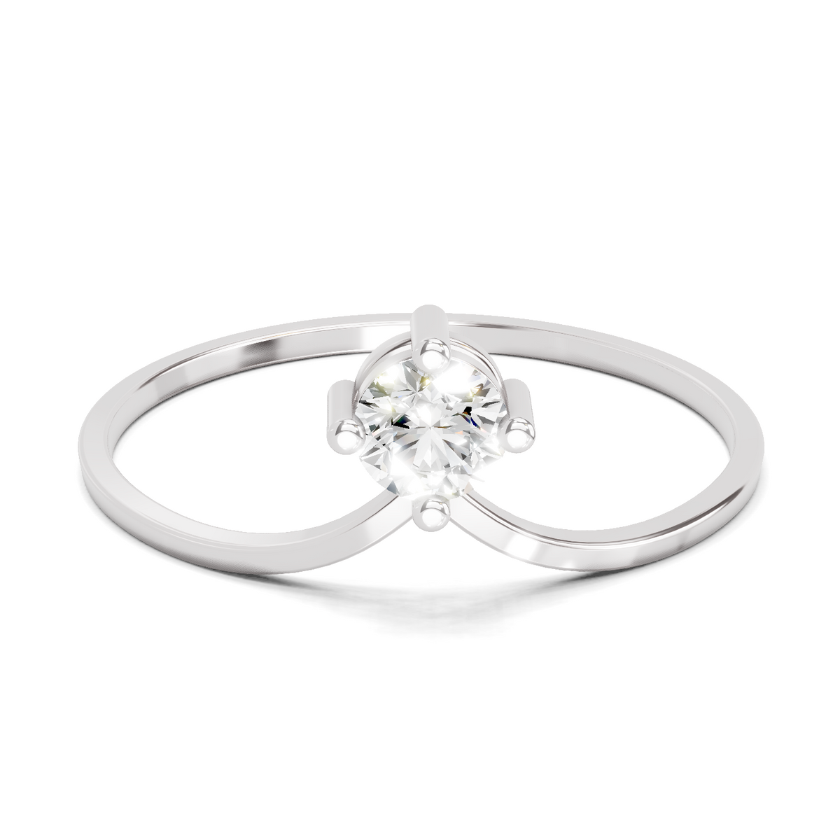 Sparkling Solitaire Diamond Engagement Ring