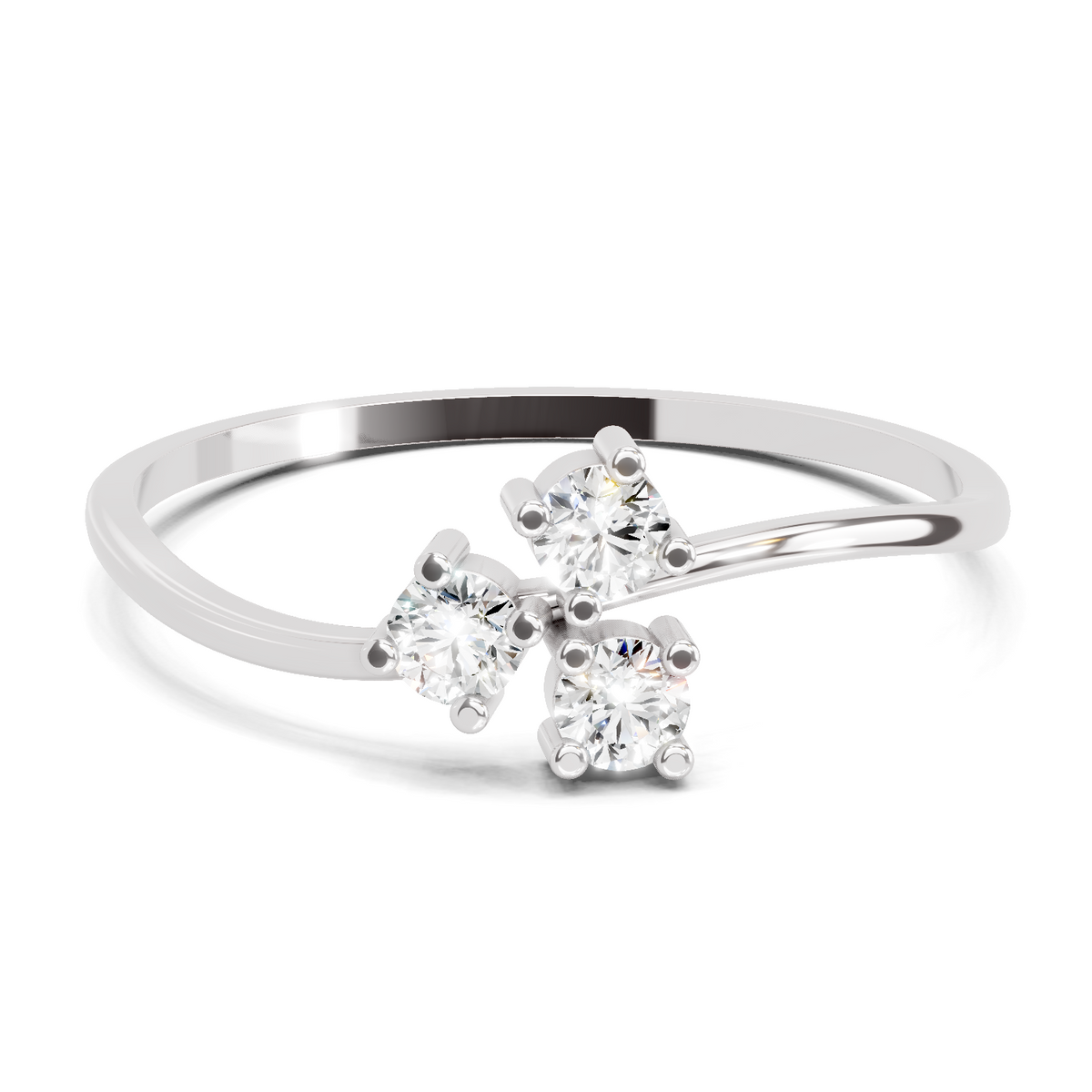 Opulent Diamond Engagement Ring