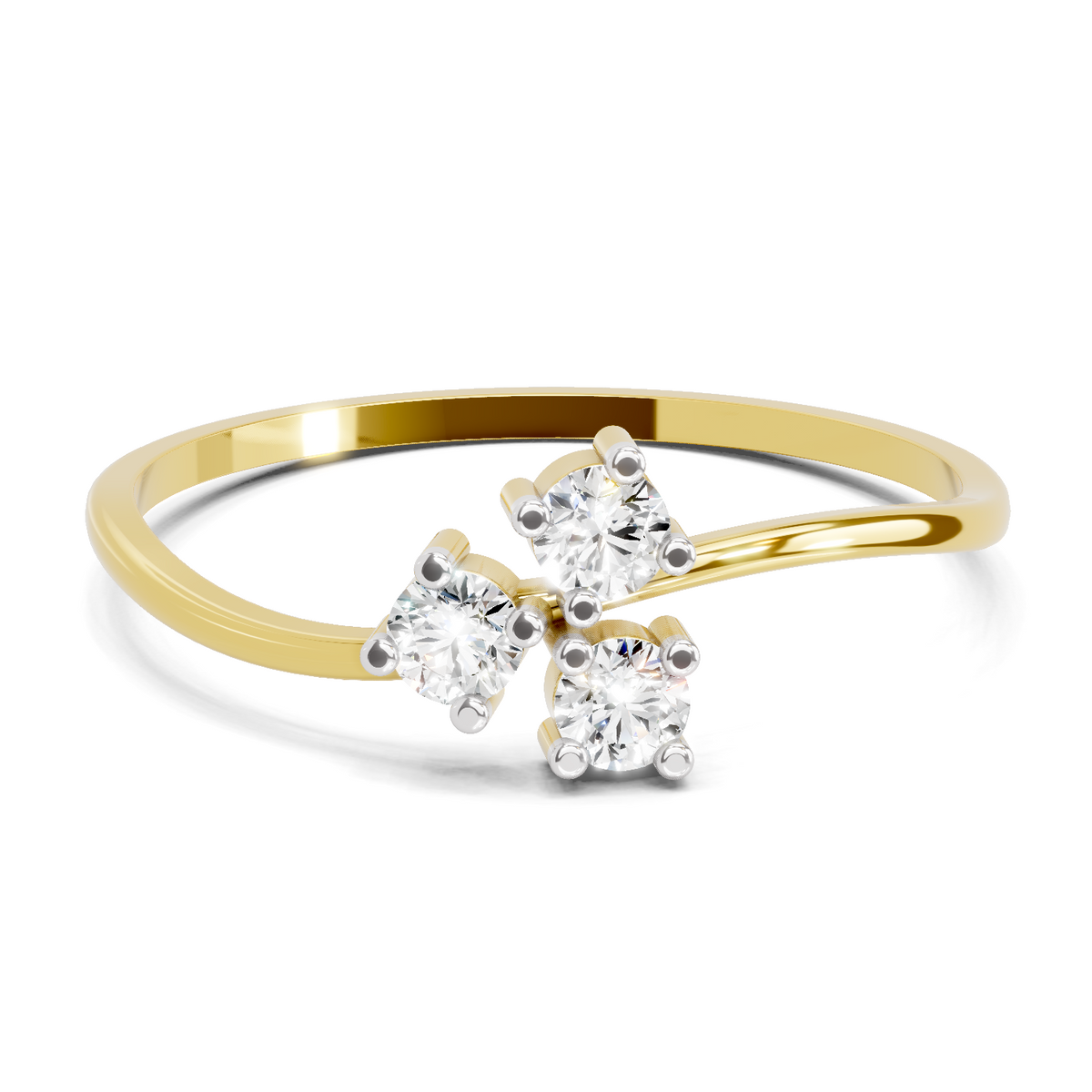 Opulent Diamond Engagement Ring