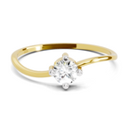 Resplendent Solitaire Diamond Engagement Ring