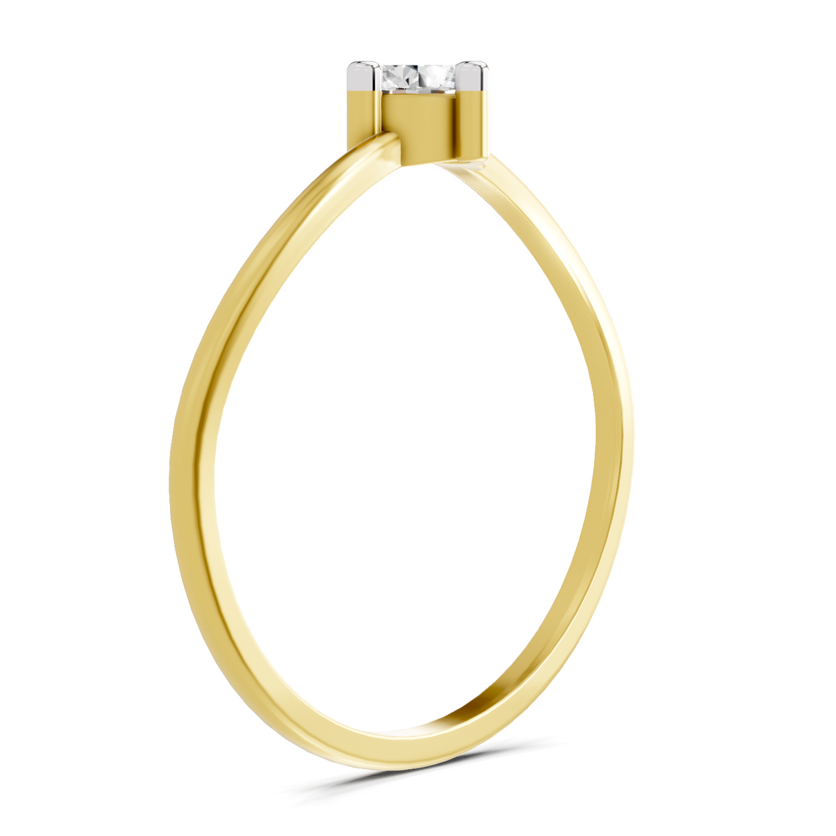 Resplendent Solitaire Diamond Engagement Ring