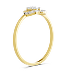 Regal Blossom Diamond Engagement Ring
