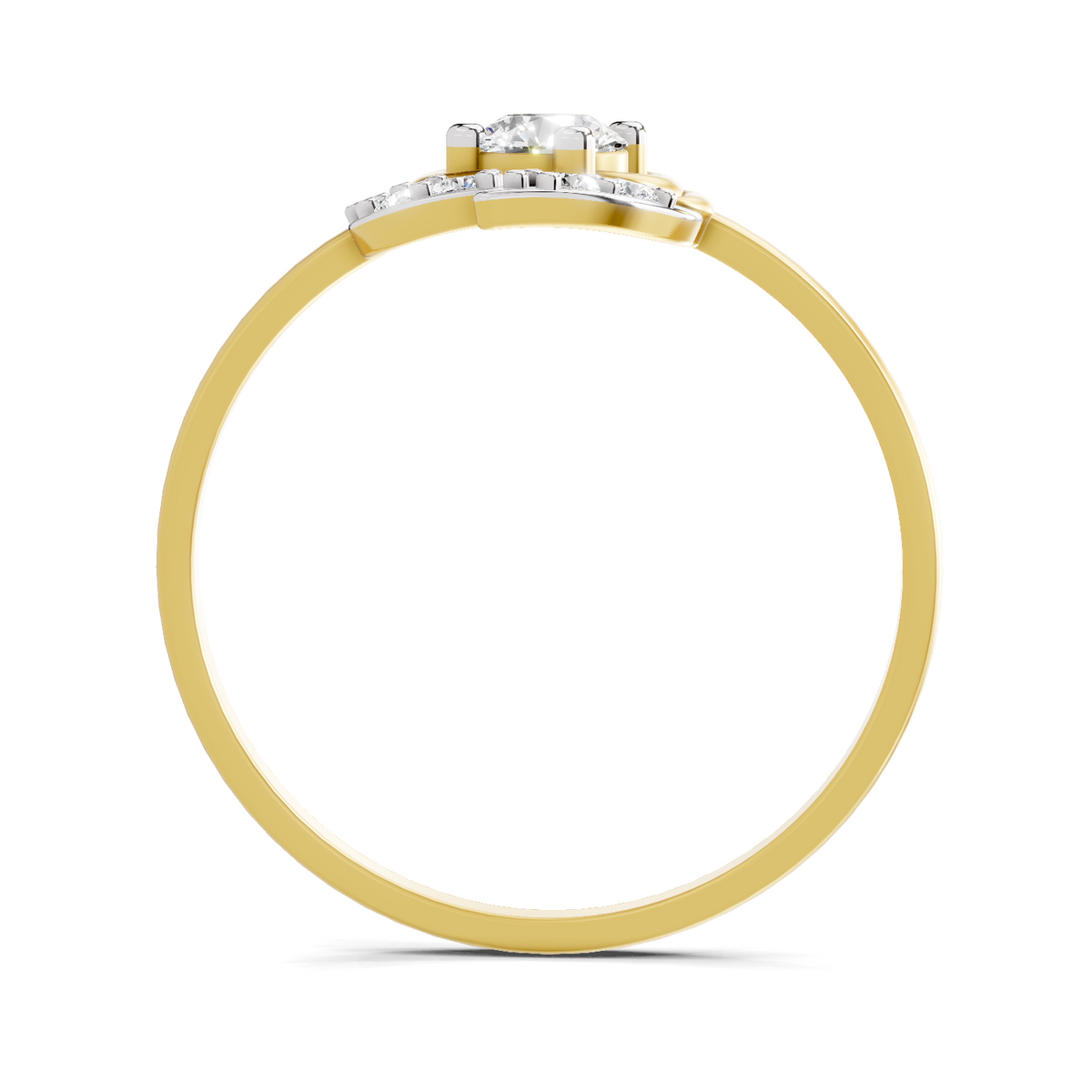 Regal Blossom Diamond Engagement Ring
