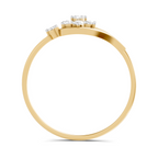 Brilliant Cluster Diamond Engagement Ring
