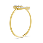Iconic Lotus Diamond Engagement Ring