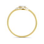 Iconic Lotus Diamond Engagement Ring