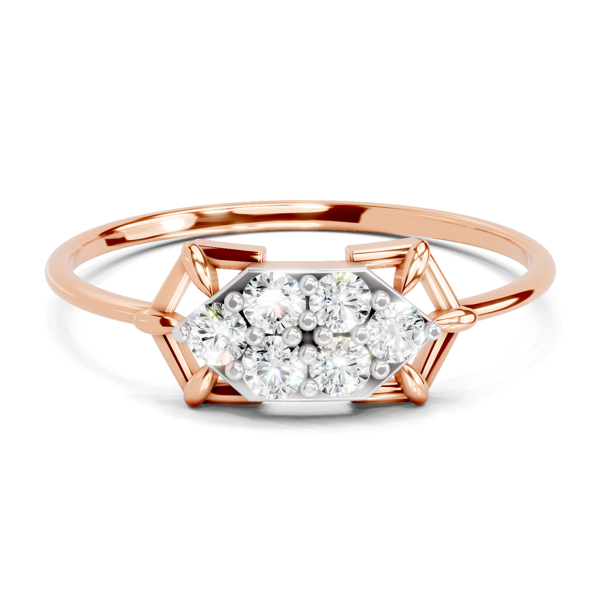 Eternal Cluster Diamond Engagement Ring