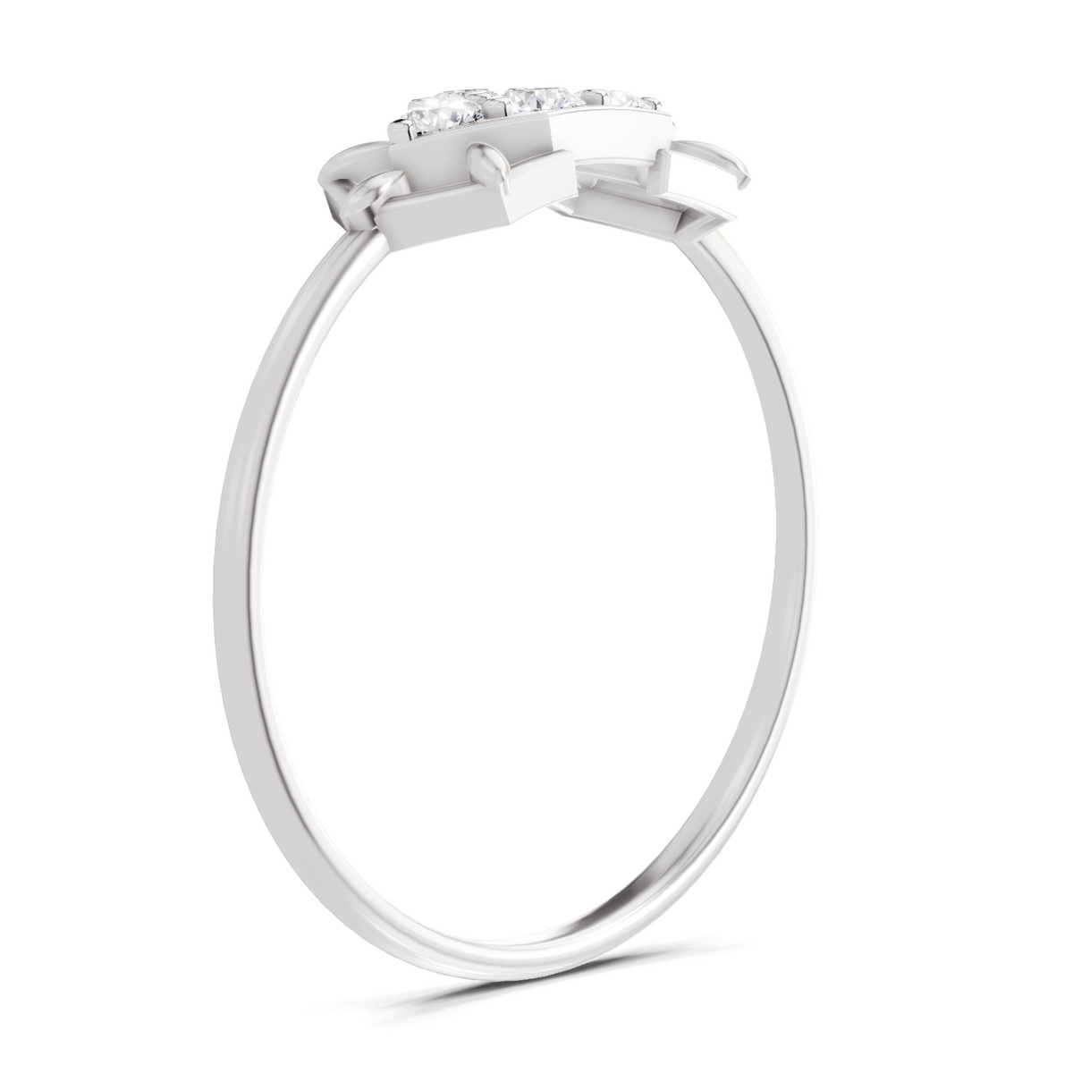 Eternal Cluster Diamond Engagement Ring