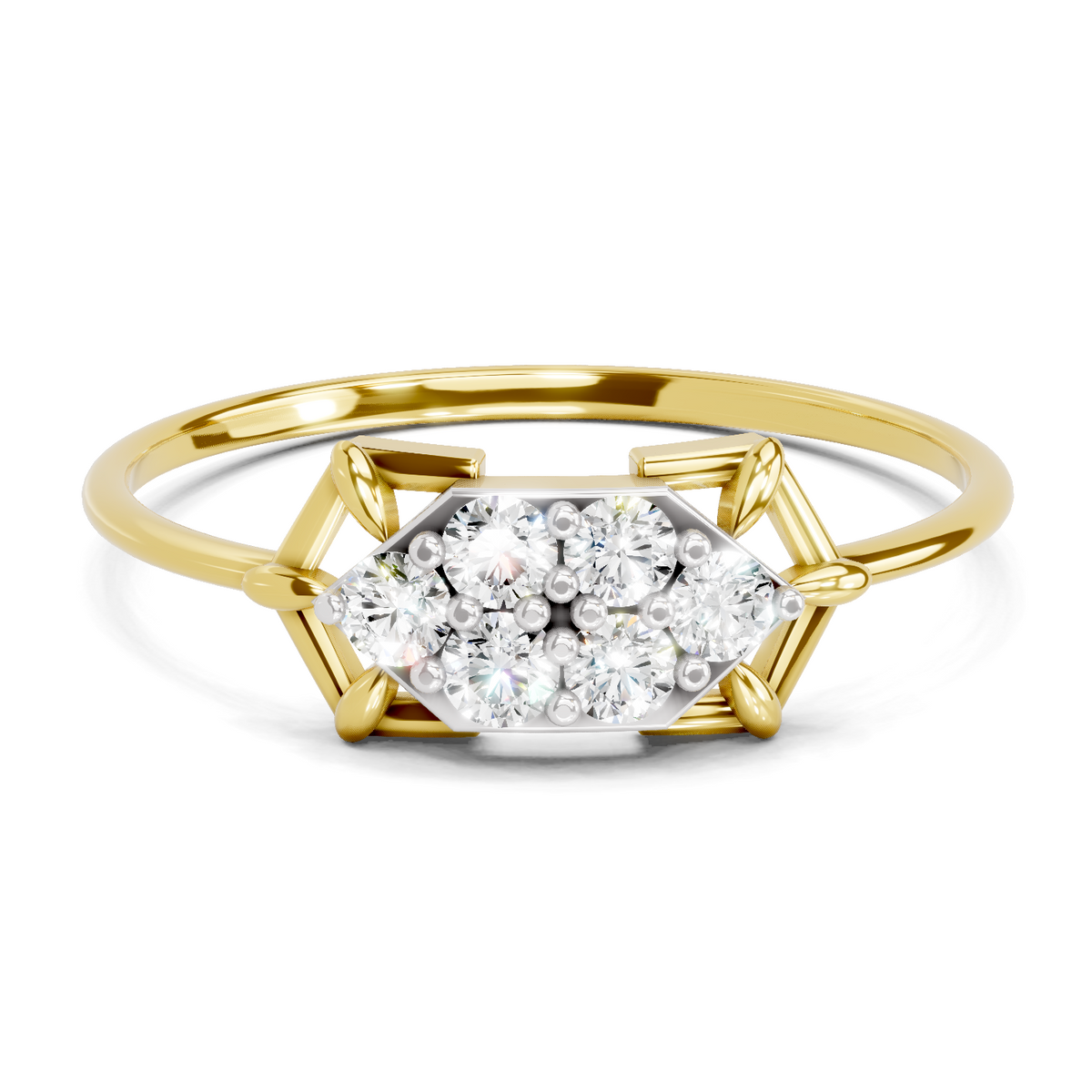 Eternal Cluster Diamond Engagement Ring