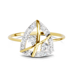 Sublime Cluster Diamond Engagement Ring