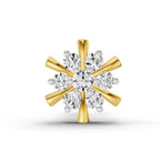 0.03 Carat Hanita Shine Diamond Nose Pin 14K