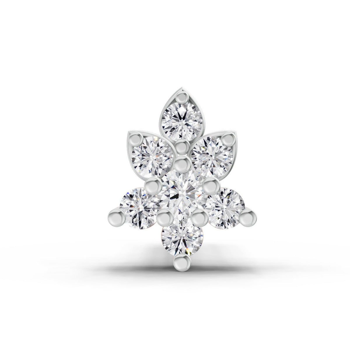 0.03 Carat Garcia Diamond Nose Pin 14K