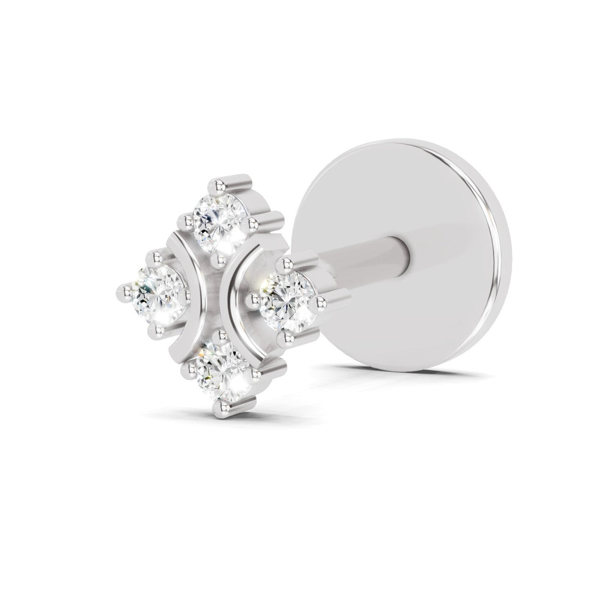 Iconic Celestial Diamond Nose Pin