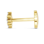 0.03 Carat Celestial Diamond Nose Pin 14K Screw