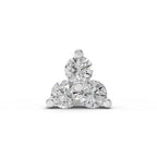 0.03 Ct Triangle Stud Nose Pin 14K