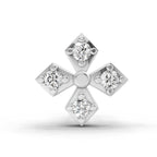 0.04 Carat aukera Celeste Bloom Diamond Nose Pin 14K