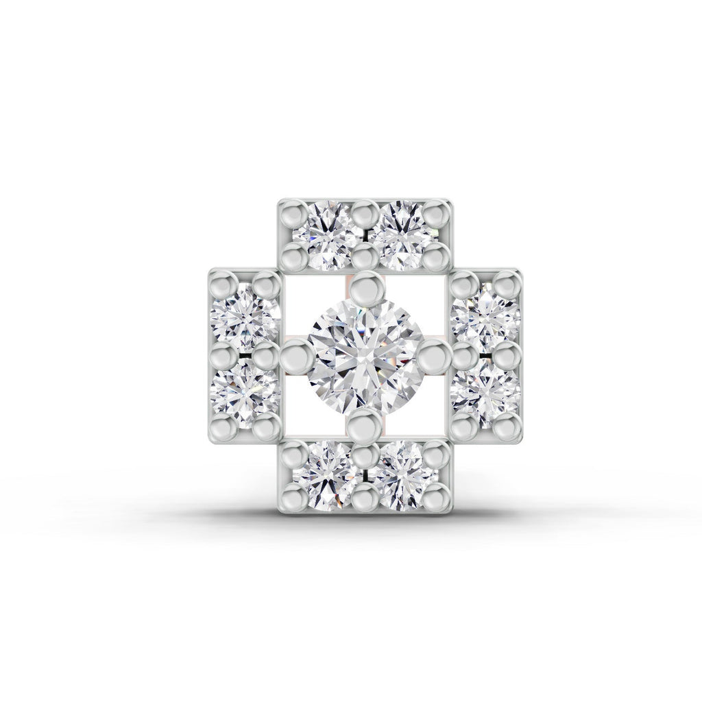 0.04 Carat Diamond Nose Pin 14K