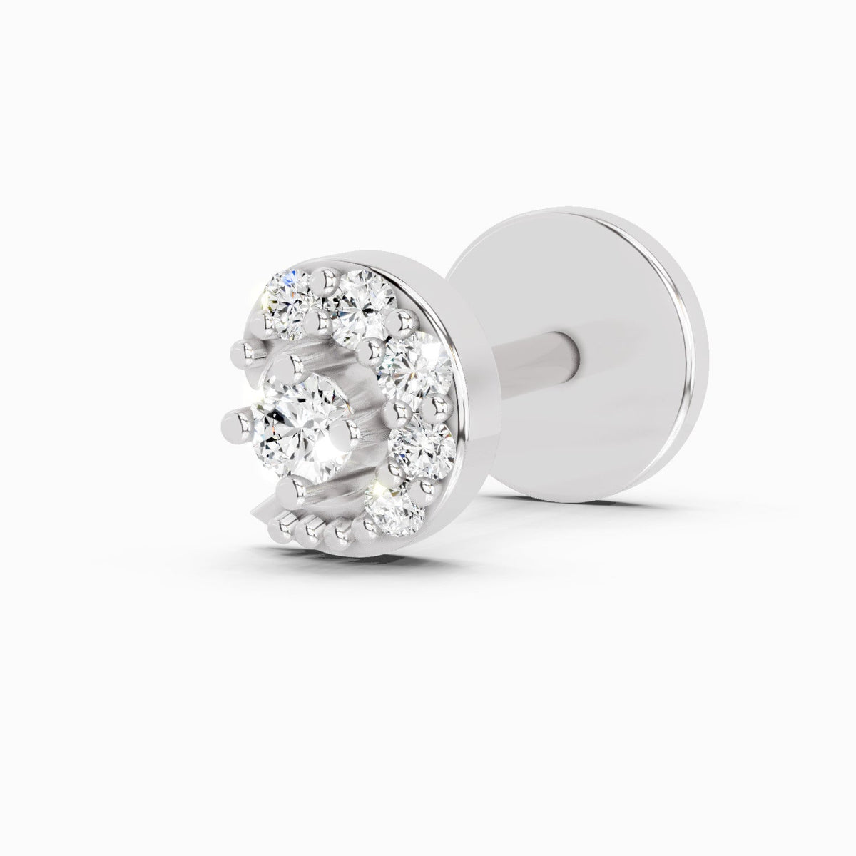 Eternal Cluster Diamond Nose Pin