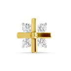 0.06 Ct Floral Nosepin 14Kt - Rose Gold