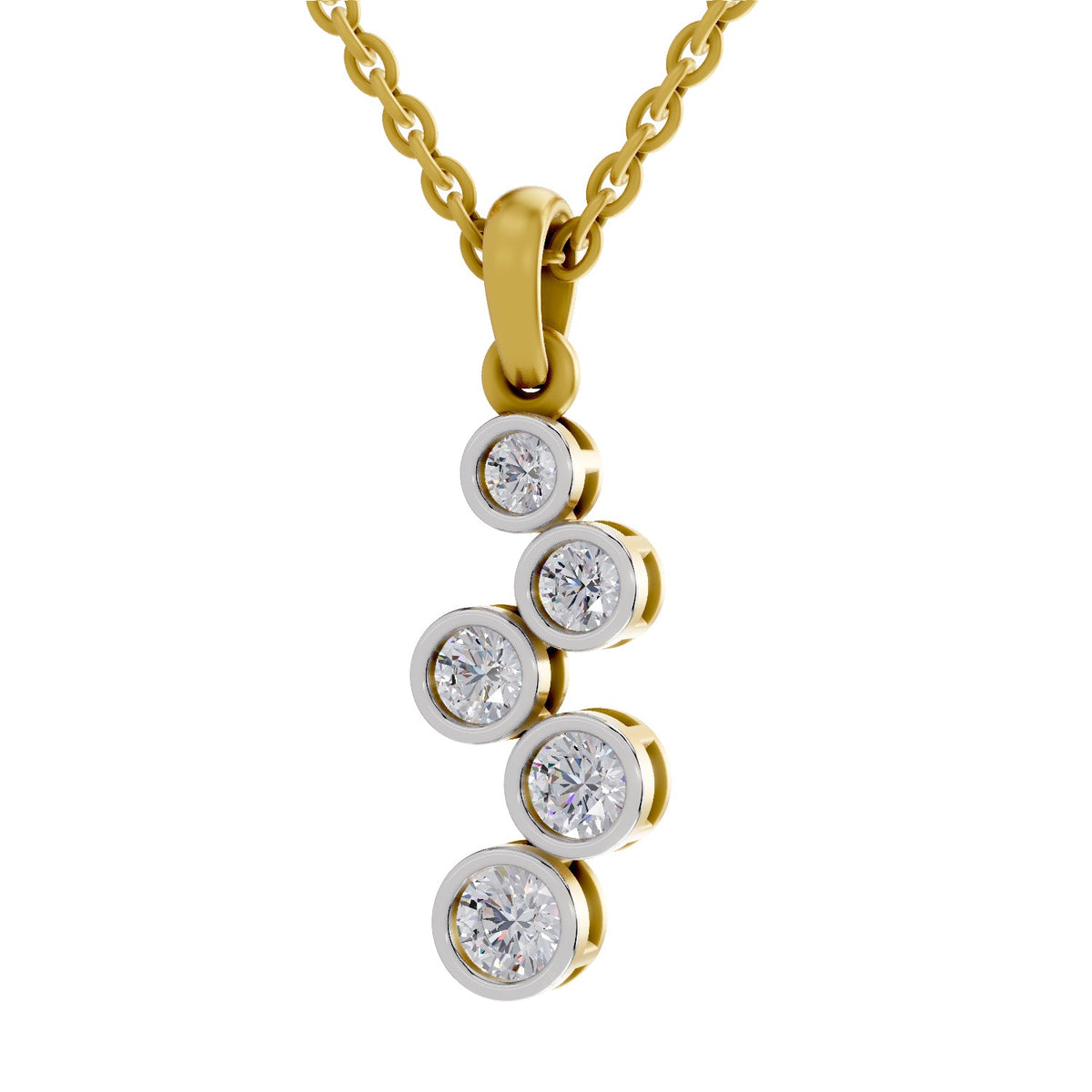 Bubble Drop 0.90 Ct 14Kt - Rose Gold