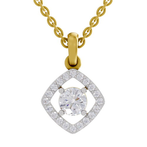 Square 0.75 Ct 14Kt - Rose Gold