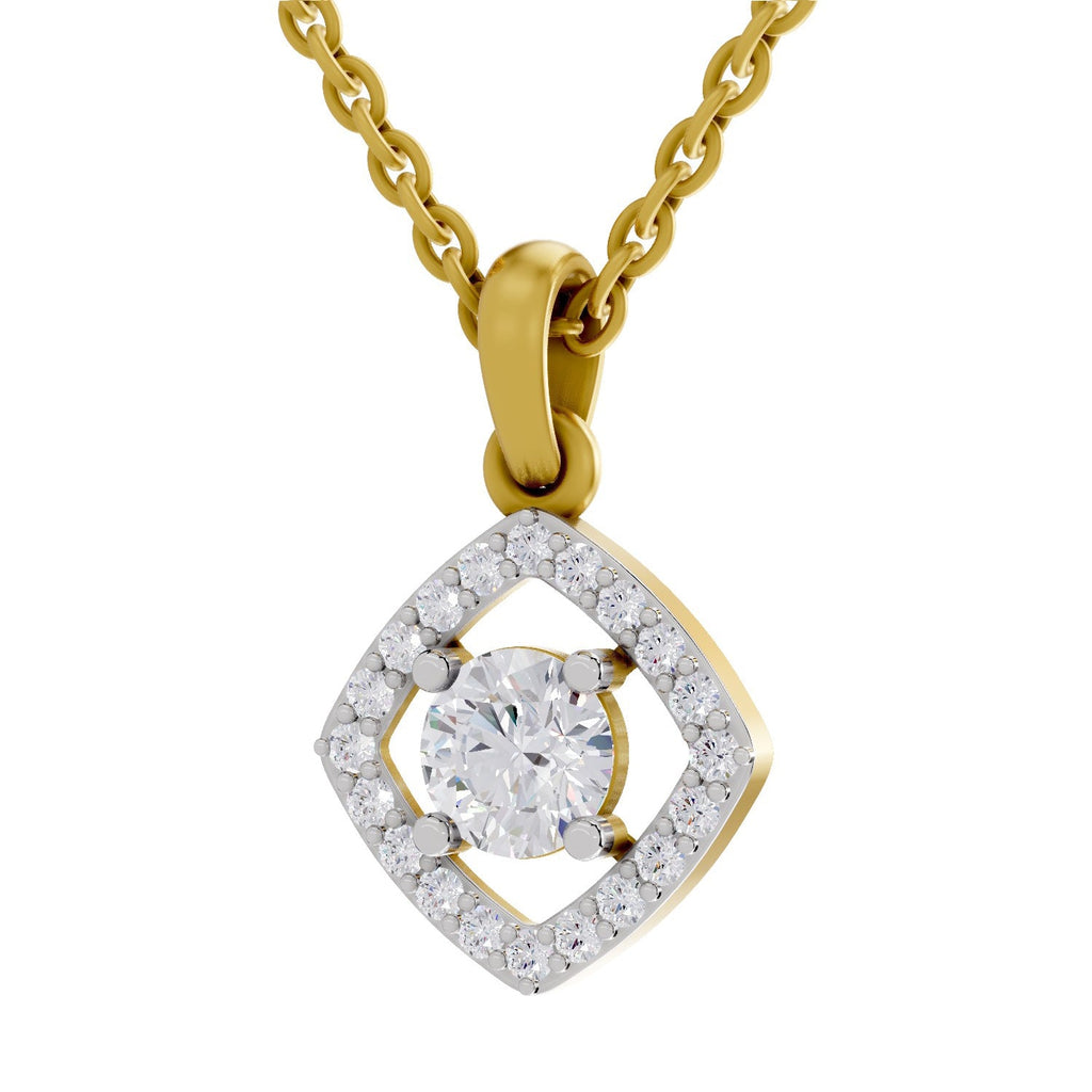 Square 0.75 Ct 14Kt - Rose Gold