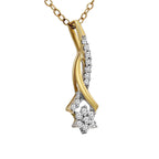 0.16 Ct Pendant 14Kt - Rose Gold