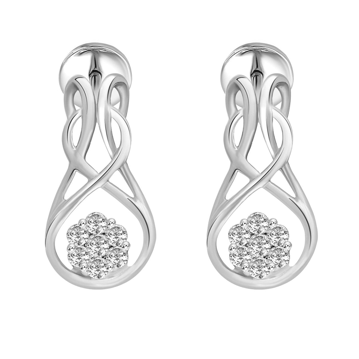 Celestial Cluster Diamond Earrings