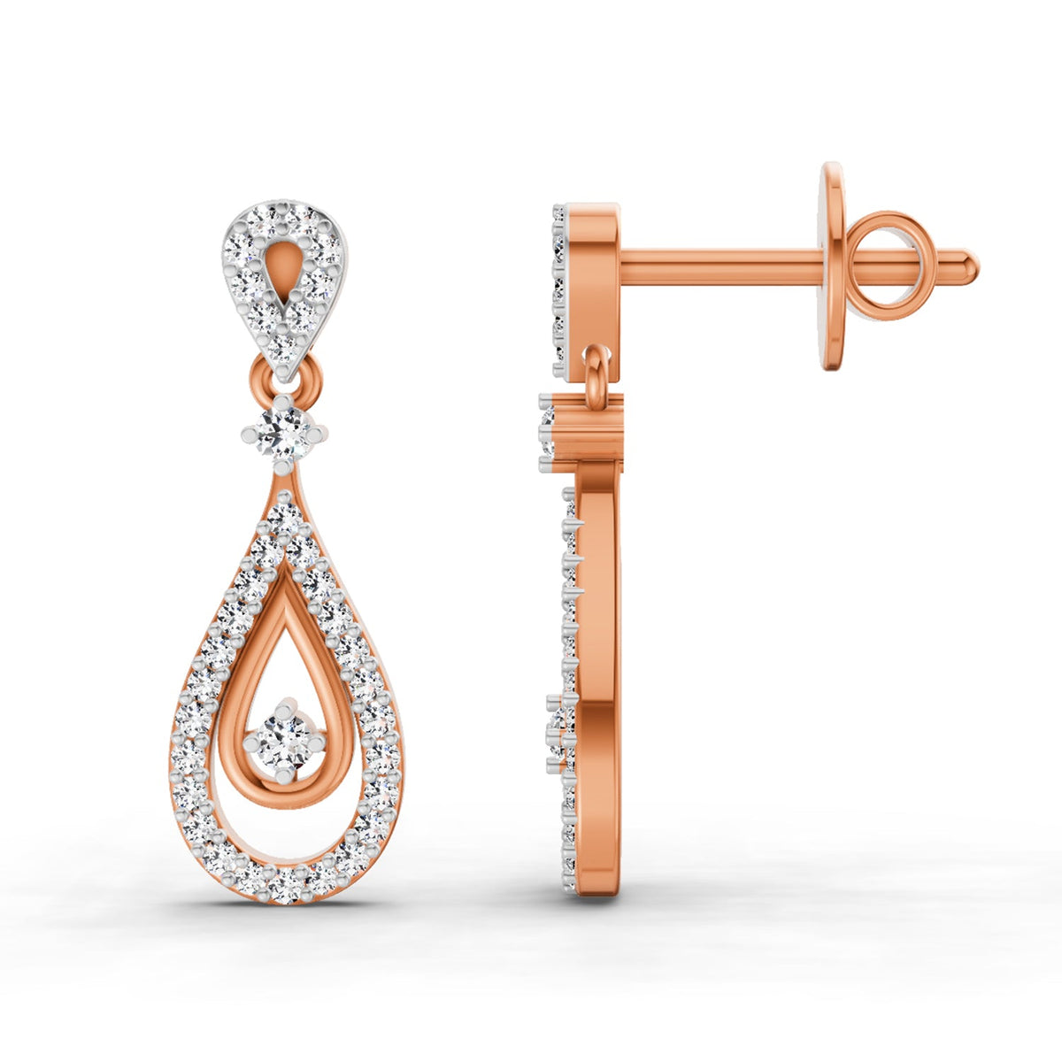 Dreamy Diamond Dangle Earrings
