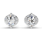 0.36 Carat Marquise Shape Diamond Stud Earrings 14K