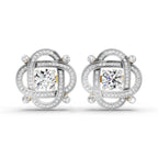 1.31 Carat Round Fashion Earrings 14K
