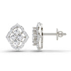 Stunning Round Diamond Earrings