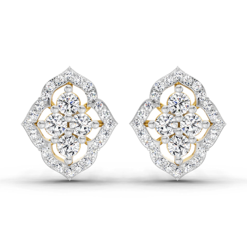 0.45 Carat Round Fashion Earrings 14K