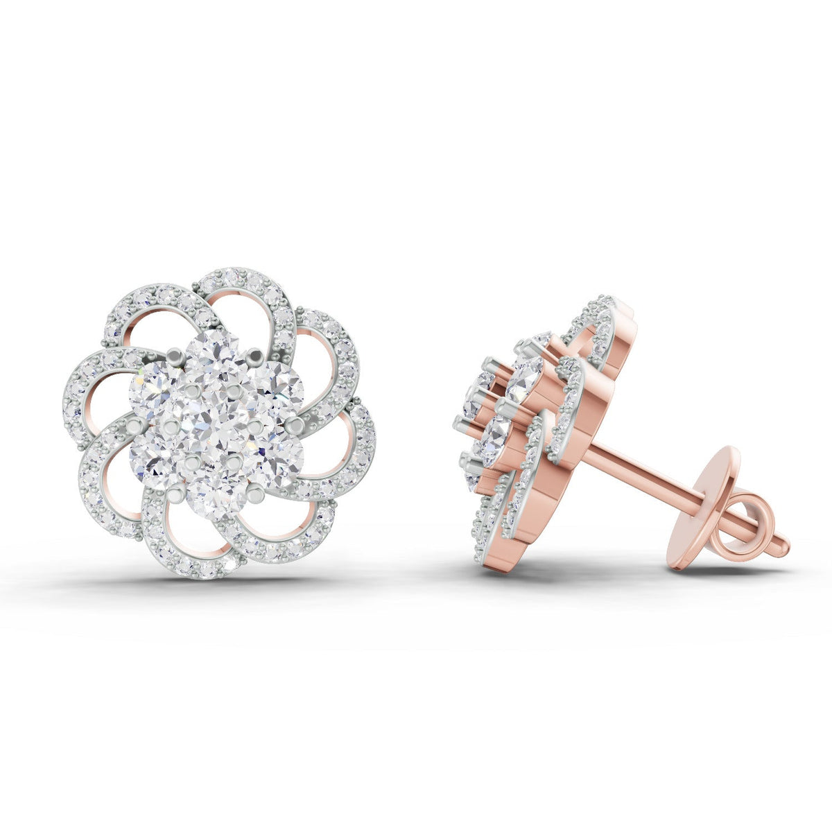 Iconic Cluster Diamond Earrings