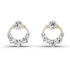 0.69 Carat Diamond Stud Earrings 14K
