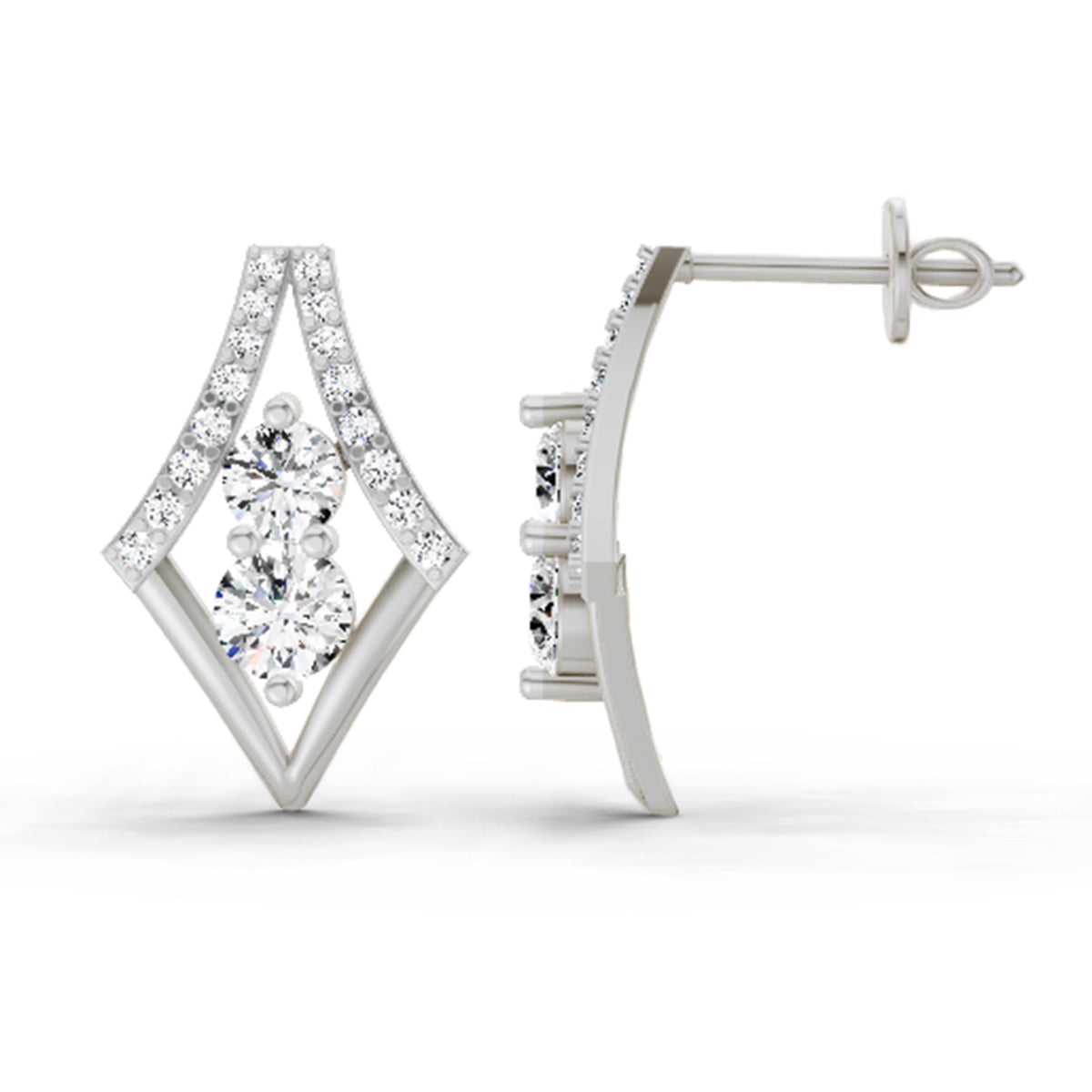 Exquisite Diamond Earrings