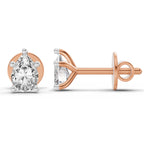 Classic Pear Diamond Stud Earrings