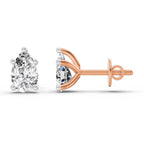 Iconic Pear Diamond Stud Earrings