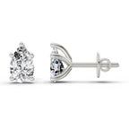 Iconic Pear Diamond Stud Earrings