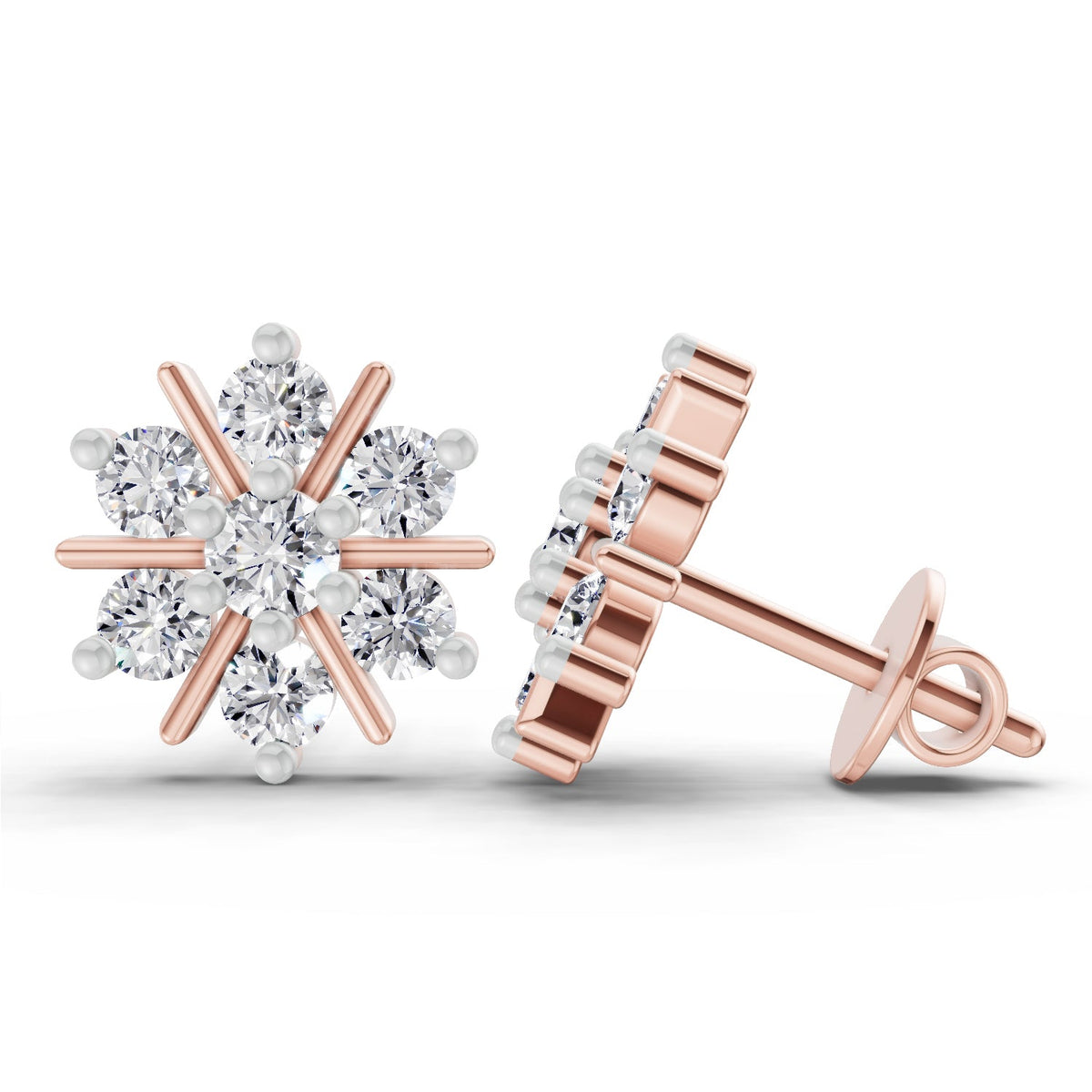 Resplendent Diamond Earrings