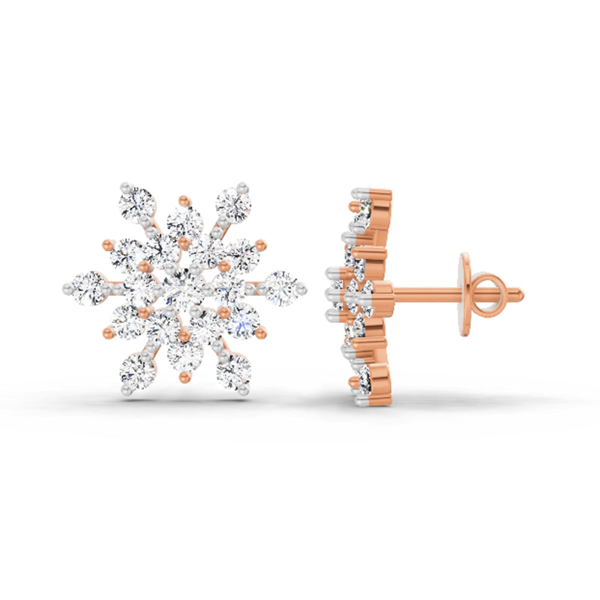 Delicate Diamond Earrings