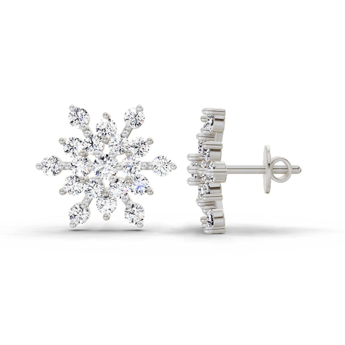 Delicate Diamond Earrings