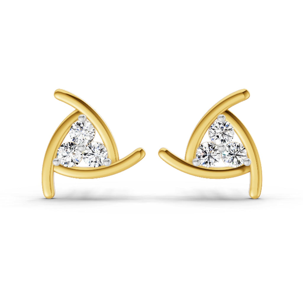 0.35 Carat Round Fashion Stud Earrings 14K