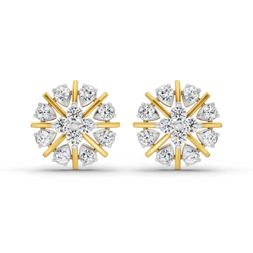 0.87 Carat Teardrop Earrings 14K